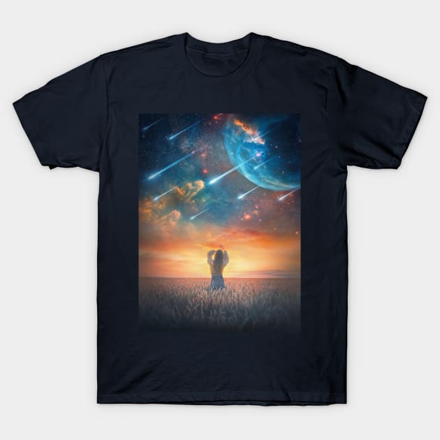 Cosmic Spirit T-Shirt by psychoshadow